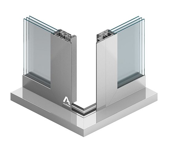 Aluprof MB-77HS otvorený roh 90°