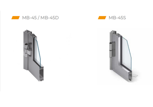 Aluprof MB-45D a MB-45S
